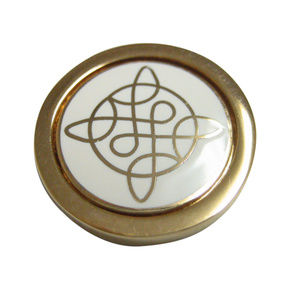 Gold Toned Celtic Design Pendant Magnet